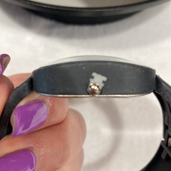 Geneva Quartz Black Gun Metal Boys watch with Stainless Steel Back! NWT! - Picture 6 of 11